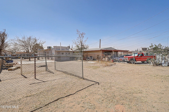 exterior space featuring fence