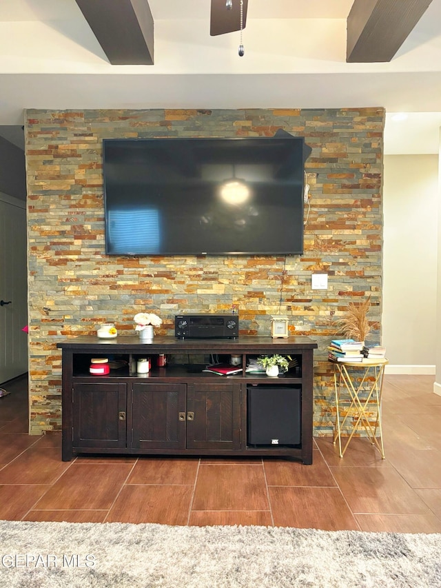 view of unfurnished living room