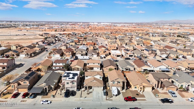 drone / aerial view featuring a residential view