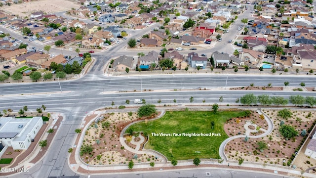 birds eye view of property featuring a residential view