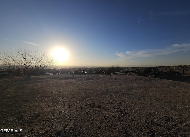 view of nature at dusk