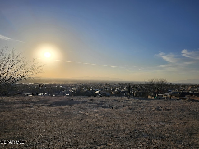 view of nature at dusk