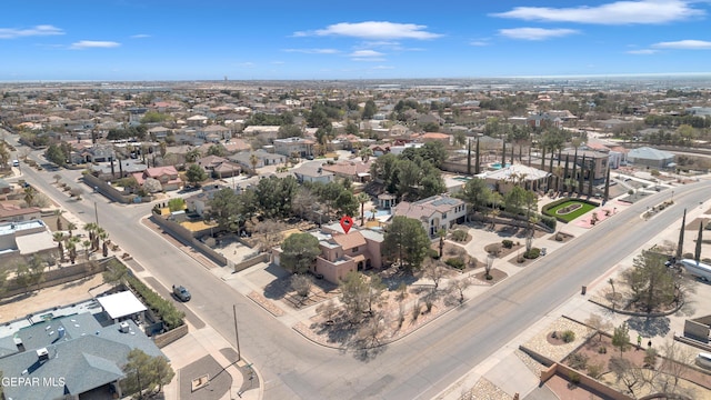 drone / aerial view featuring a residential view