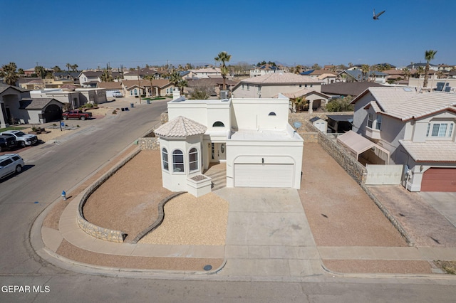 aerial view featuring a residential view