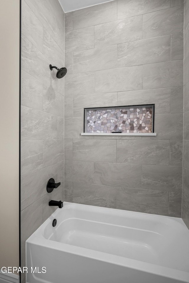 full bathroom featuring shower / bathtub combination