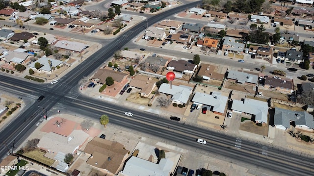 aerial view featuring a residential view