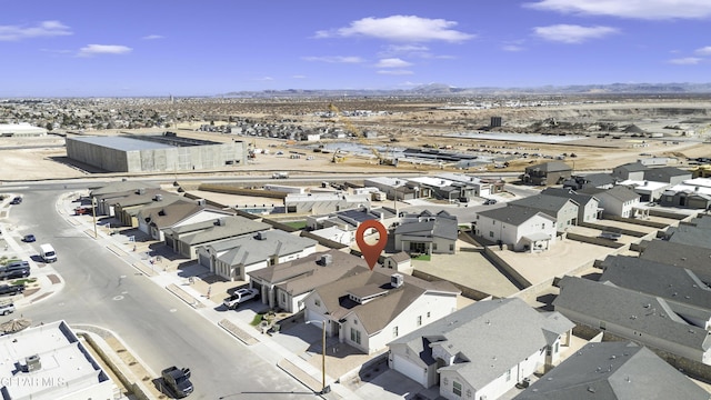 drone / aerial view featuring a residential view