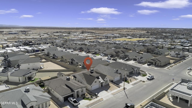 birds eye view of property featuring a residential view