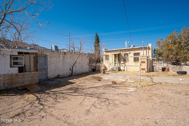 view of back of property