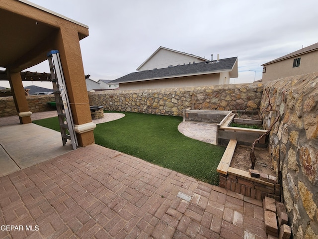 view of patio / terrace with a fenced backyard