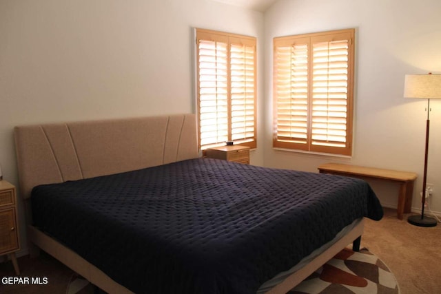 bedroom featuring carpet flooring