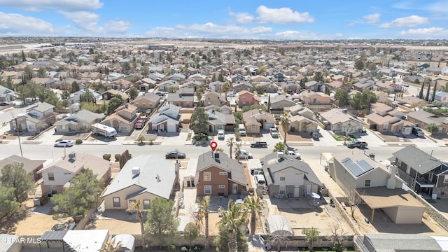 bird's eye view featuring a residential view