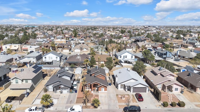 drone / aerial view featuring a residential view