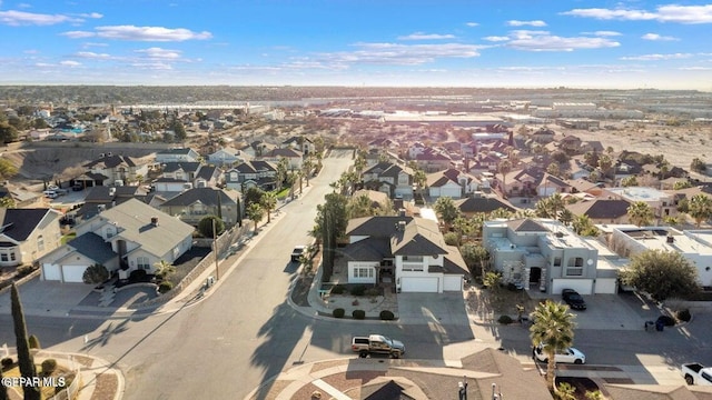 bird's eye view featuring a residential view