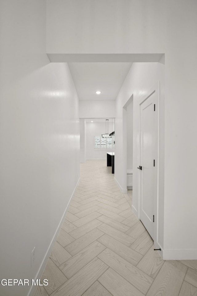 hall with baseboards