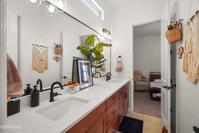 7402 Wooden Nickel Dr, El Paso, TX 79911 - bathroom featuring double vanity and a sink