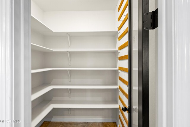 view of storage area