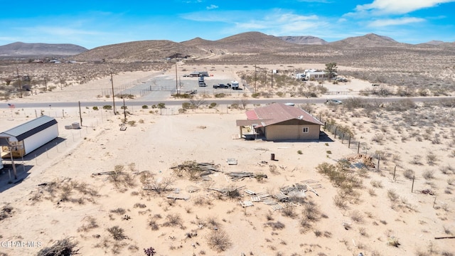 property view of mountains featuring a desert view