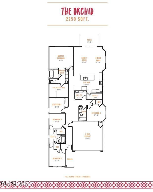 3897 Surmise St, El Paso, TX 79938 - floor plan / room layout