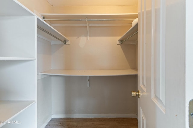 10892 Reef Sands Dr, El Paso, TX 79924 - walk in closet featuring wood finished floors