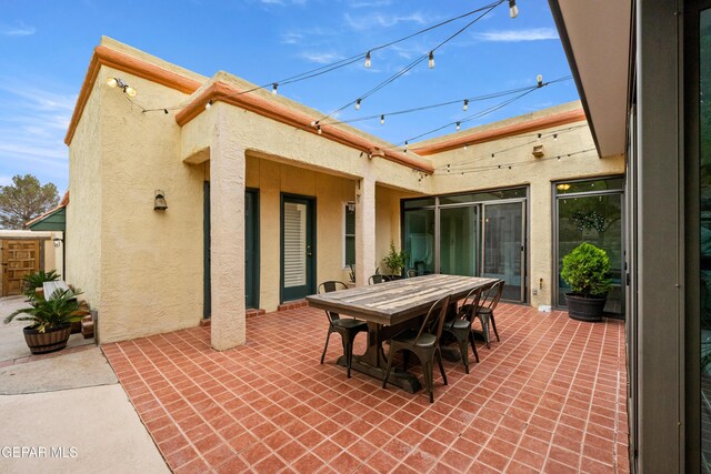 view of patio / terrace featuring outdoor dining space