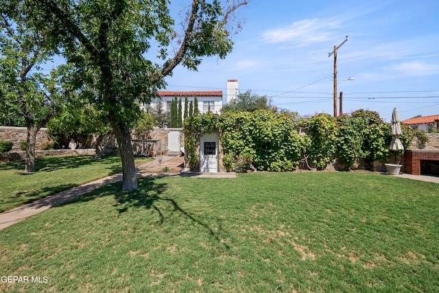 view of yard