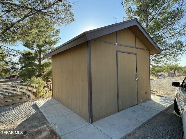 121 Compa Dr, Tornillo, TX 79853 - view of shed