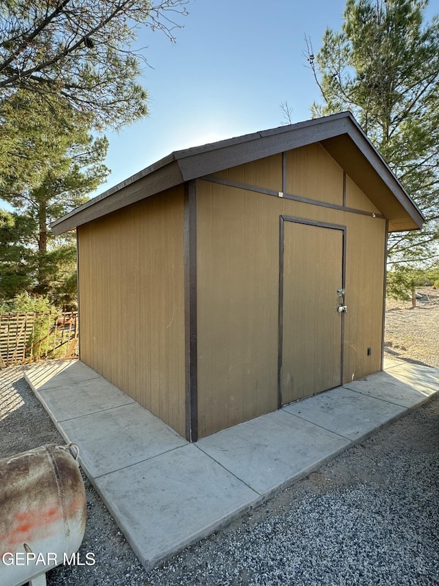 121 Compa Dr, Tornillo, TX 79853 - view of shed