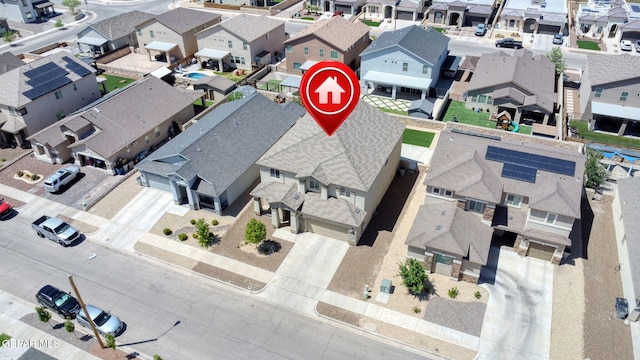 14717 Tierra Escape Ave, El Paso, TX 79938 - aerial perspective of suburban area