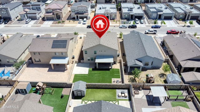 14717 Tierra Escape Ave, El Paso, TX 79938 - aerial perspective of suburban area