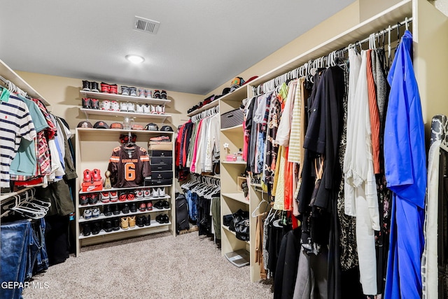 14717 Tierra Escape Ave, El Paso, TX 79938 - walk in closet featuring carpet floors