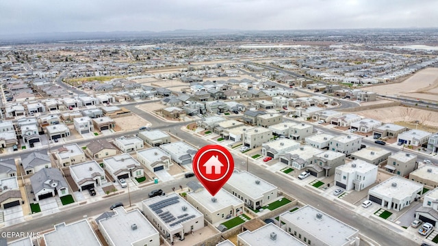 bird's eye view featuring a residential view