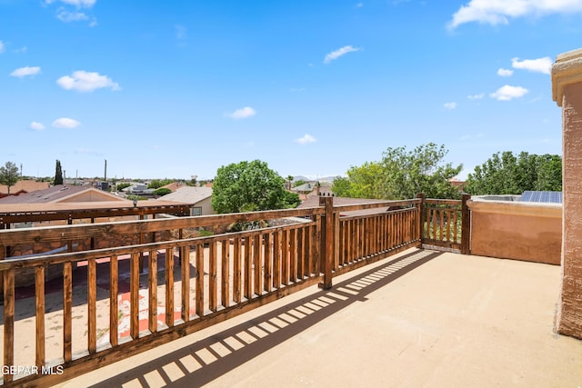 2987 Tierra Limon Dr, El Paso, TX 79938 - view of patio with a balcony