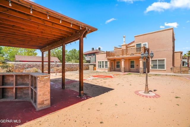 2987 Tierra Limon Dr, El Paso, TX 79938 - rear view of house featuring a patio area and stucco siding