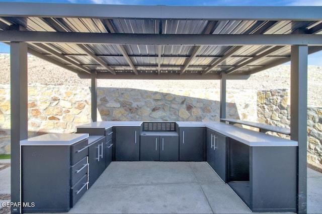 1846 Pommel Pl, El Paso, TX 79911 - view of patio / terrace with exterior kitchen