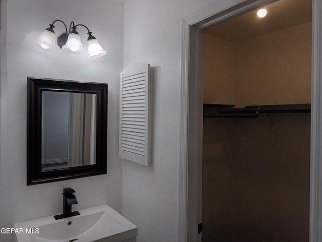 bathroom with a sink