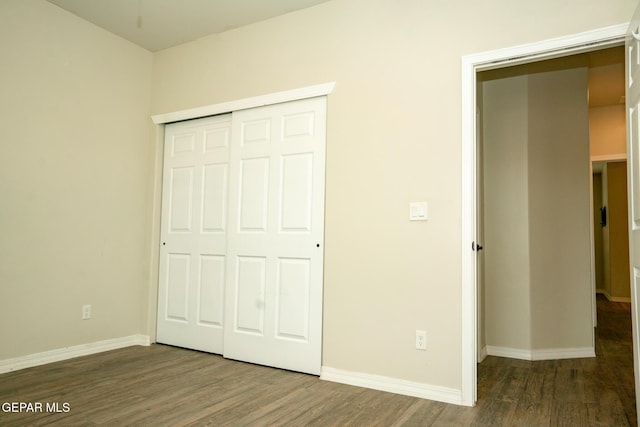 756 Jalynn Grace, Canutillo, TX 79835 - unfurnished bedroom with wood finished floors and a closet