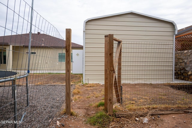 756 Jalynn Grace, Canutillo, TX 79835 - view of outdoor structure with a trampoline