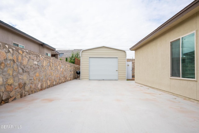 756 Jalynn Grace, Canutillo, TX 79835 - detached garage with concrete driveway