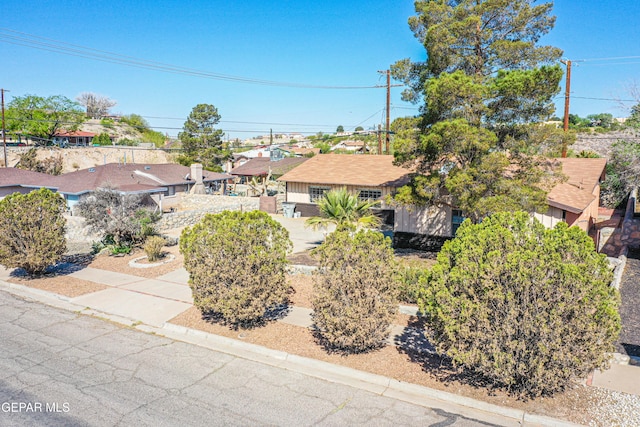 view of front of home