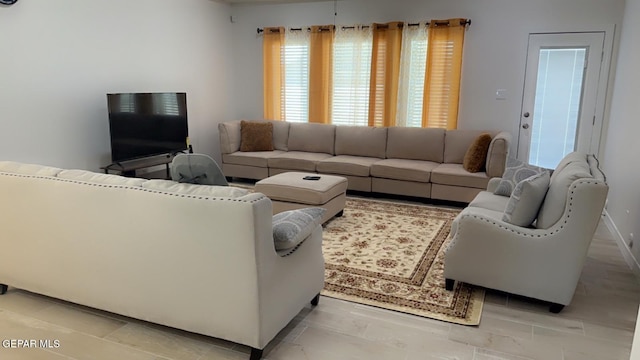 14509 Johnny Mata Dr, El Paso, TX 79938 - living room with baseboards