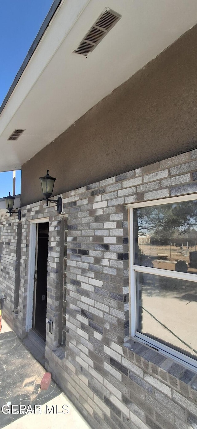 exterior details with visible vents