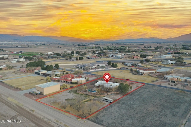 32 Cielo Dorado Dr, Anthony, NM 88021 - birds eye view of property with a mountain view
