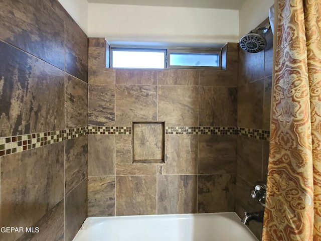 full bath featuring  shower combination