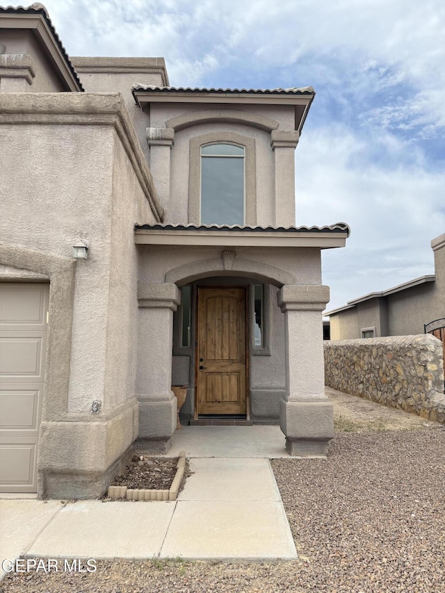 14368 N Cave Dr, El Paso, TX 79938 - property entrance with stucco siding
