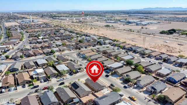 12729 Raul Mendiola Ln, El Paso, TX 79938 - view of property location featuring a mountain backdrop and nearby suburban area