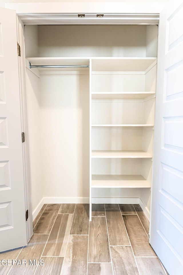 view of closet
