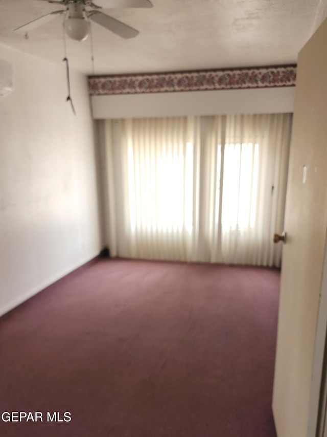 10850 Valle Grande Ct, El Paso, TX 79935 - carpeted empty room with ceiling fan