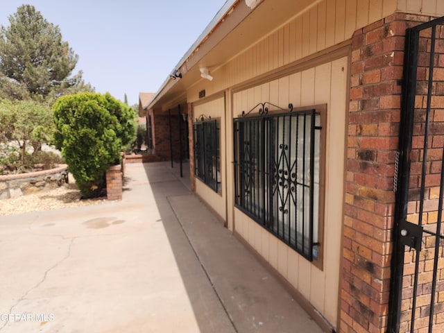 10850 Valle Grande Ct, El Paso, TX 79935 - view of home's exterior with brick siding