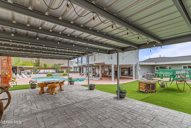 701 La Cruz Dr, El Paso, TX 79902 - view of patio / terrace featuring an outdoor pool